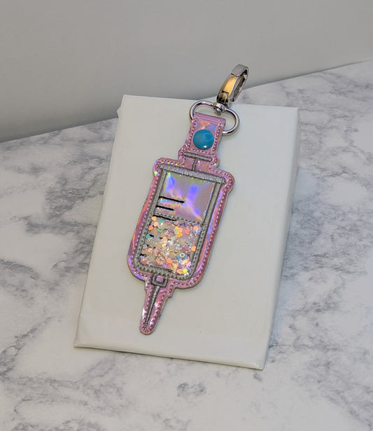Syringe Shaker Keychain - Random Color