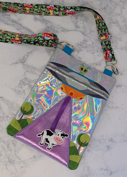 UFO Abduction Crossbody Bag