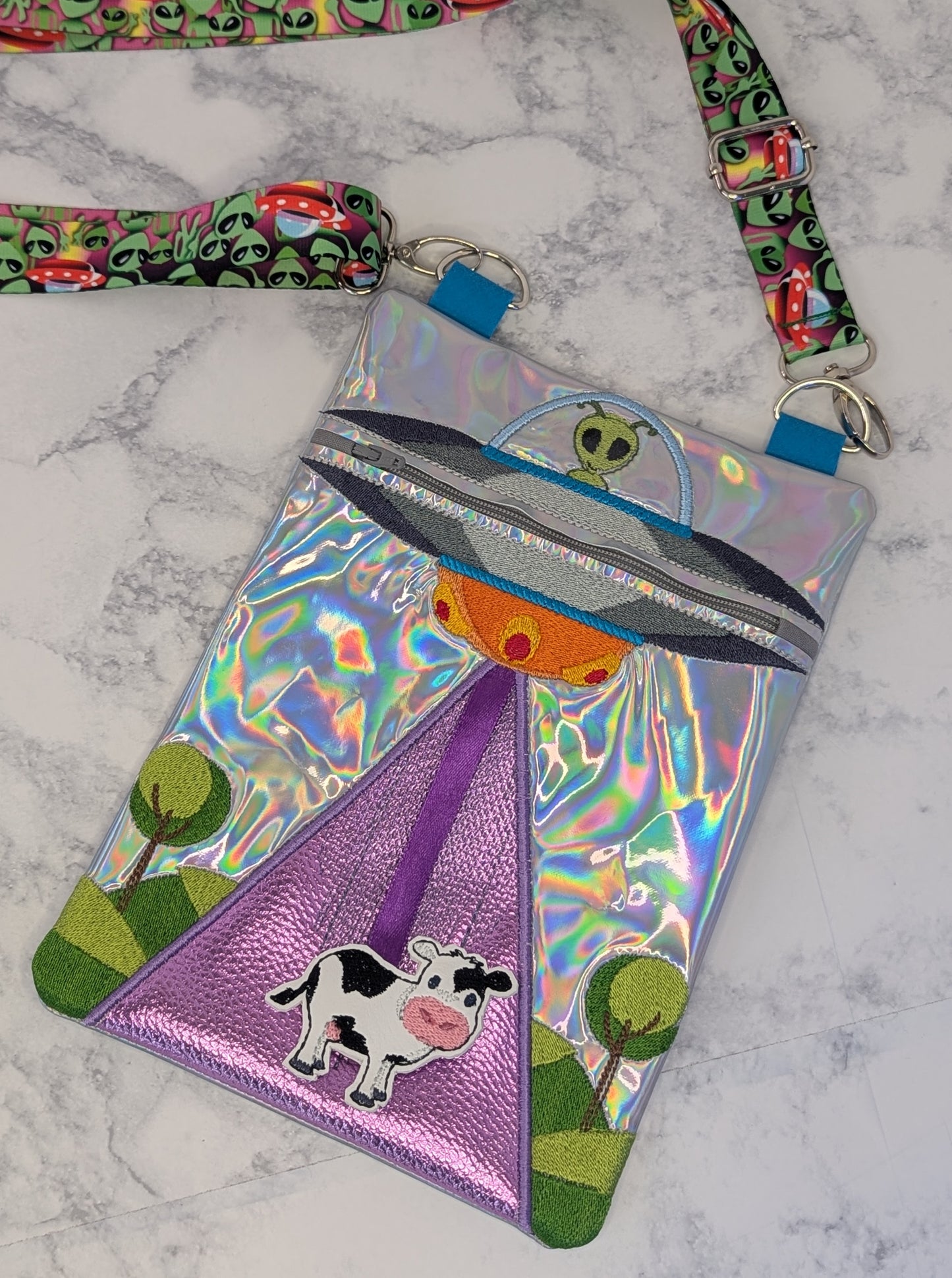 UFO Abduction Crossbody Bag