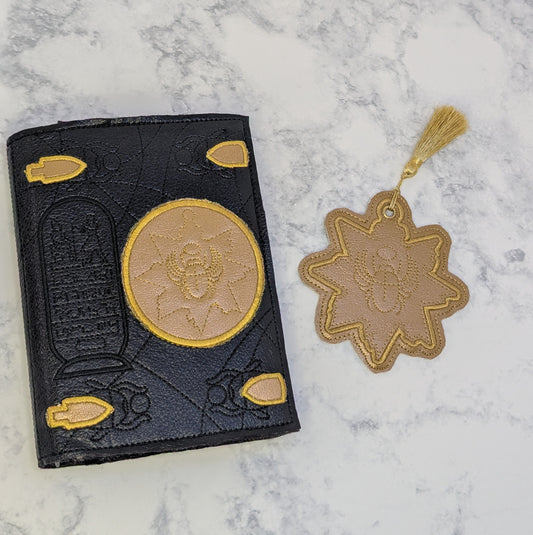 Book of the Dead with Notebook and Lock Bookmark