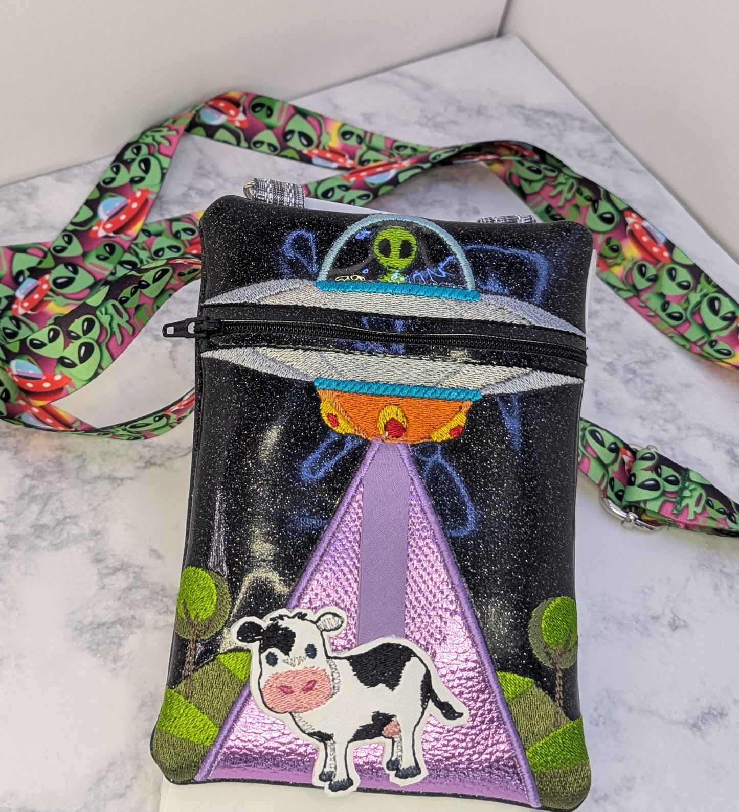 UFO Abduction Crossbody Bag