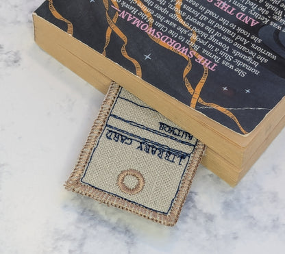 Library Card Bookmark