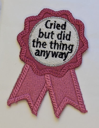 Cried But Did the Thing Patch