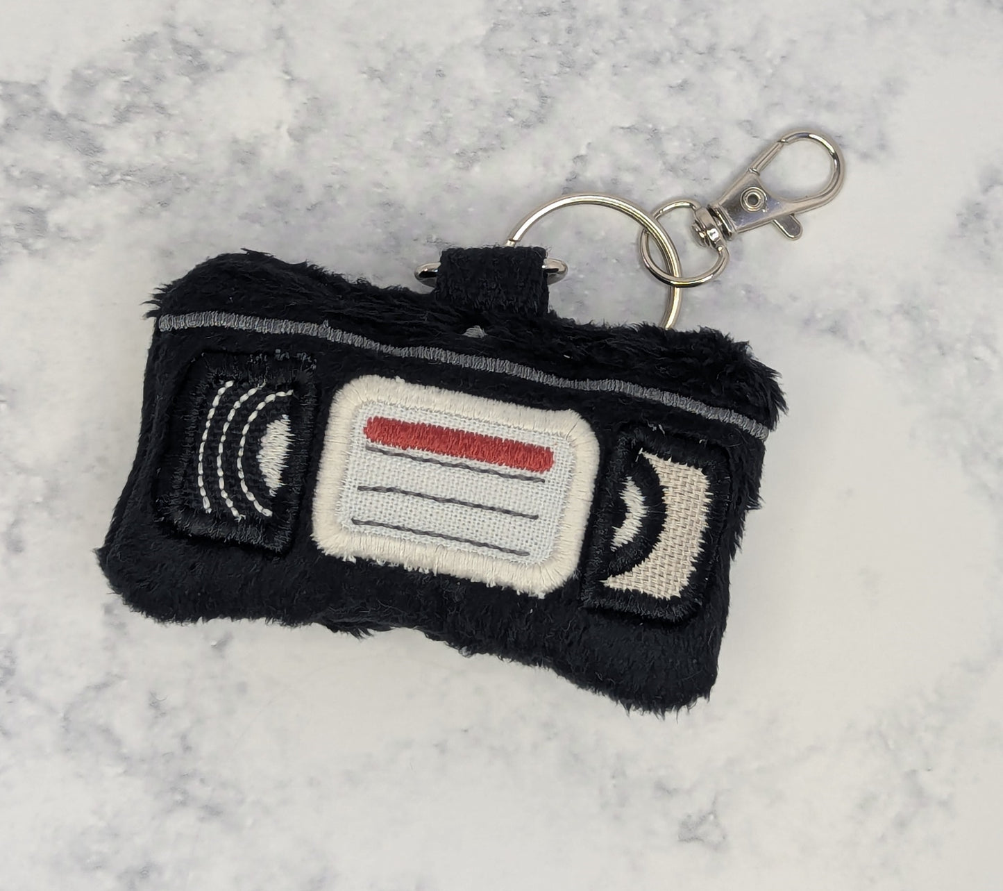 VHS Plushie Keychain