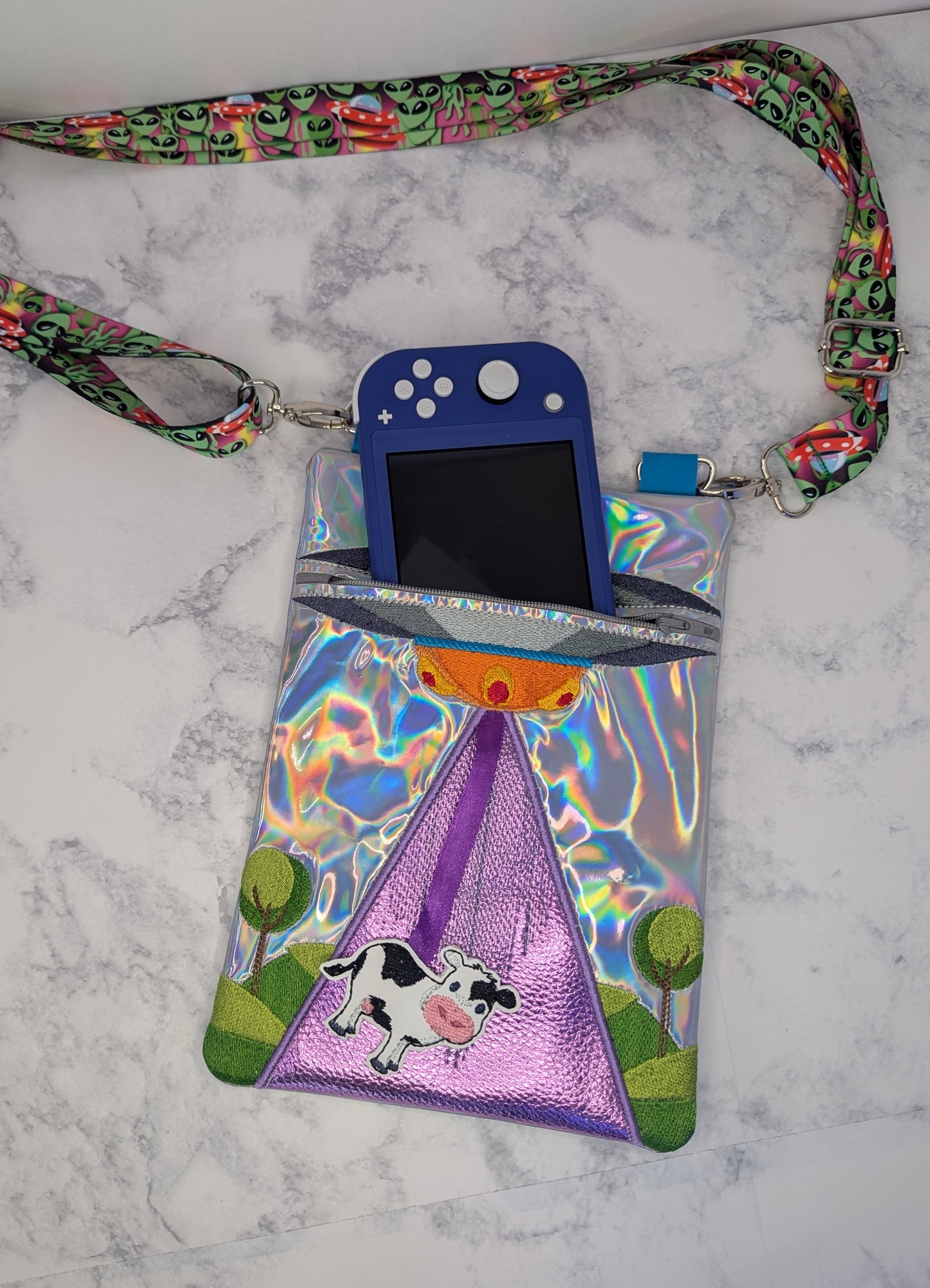UFO Abduction Crossbody Bag