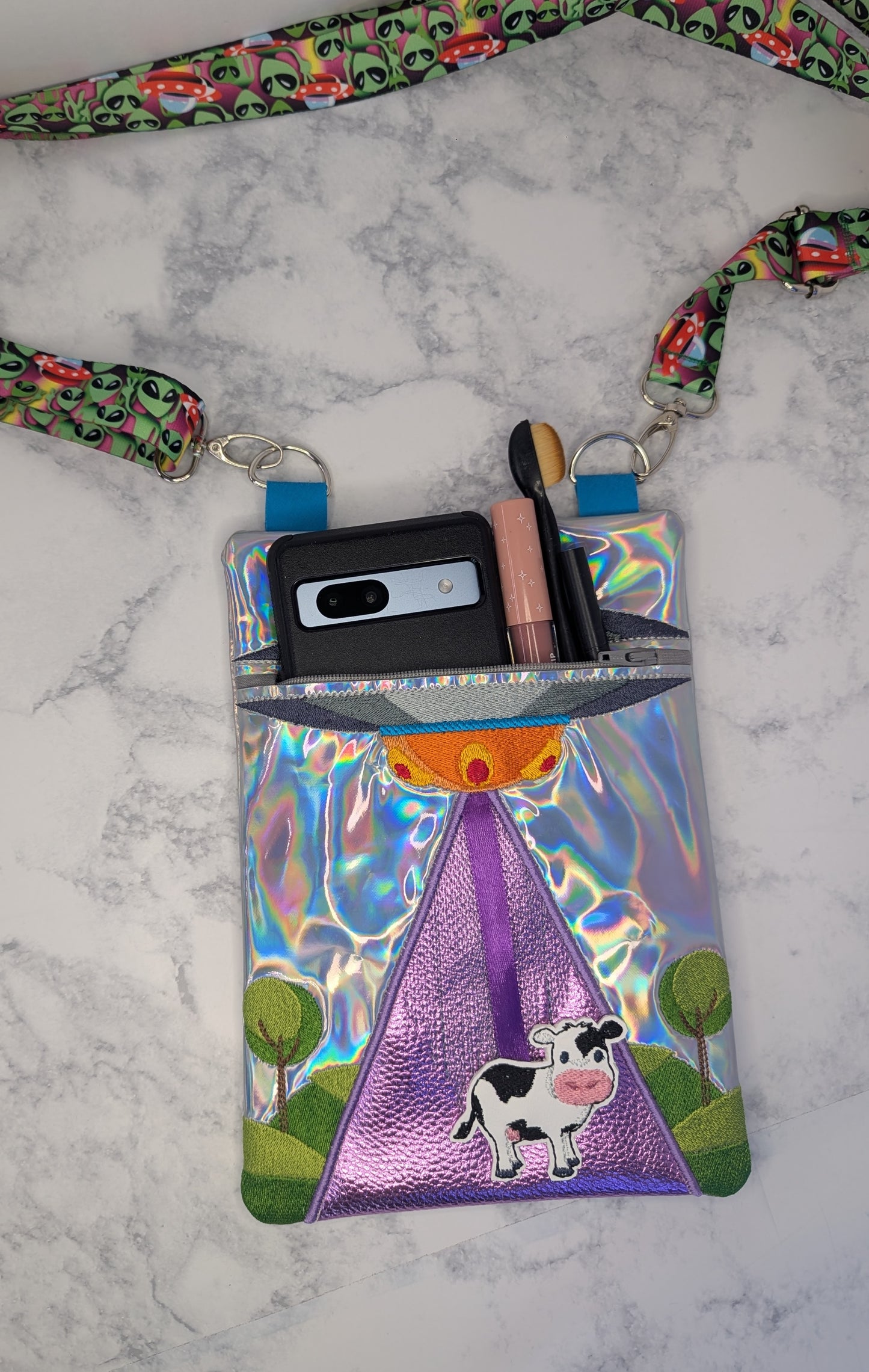 UFO Abduction Crossbody Bag